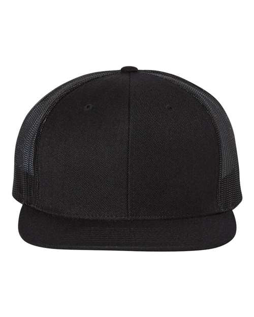 Richardson Wool Blend Flat Bill Trucker Cap 511