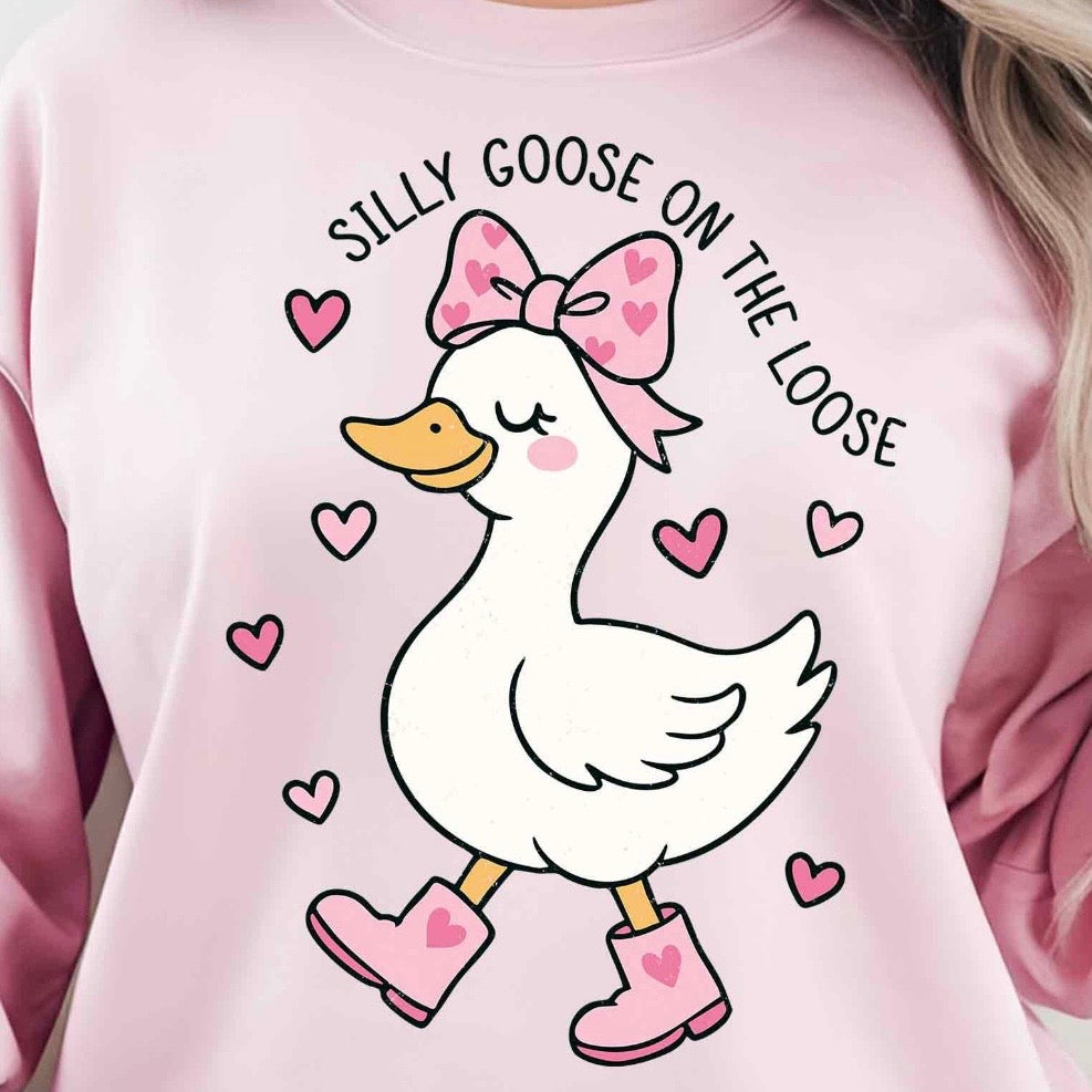 Sisterlie’s Silly Goose On The Loose Sweatshirt