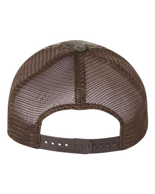 Richardson Garment Washed Printed Trucker Cap 111P