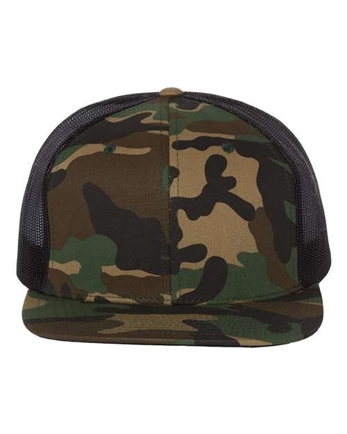 Richardson Wool Blend Flat Bill Trucker Cap 511
