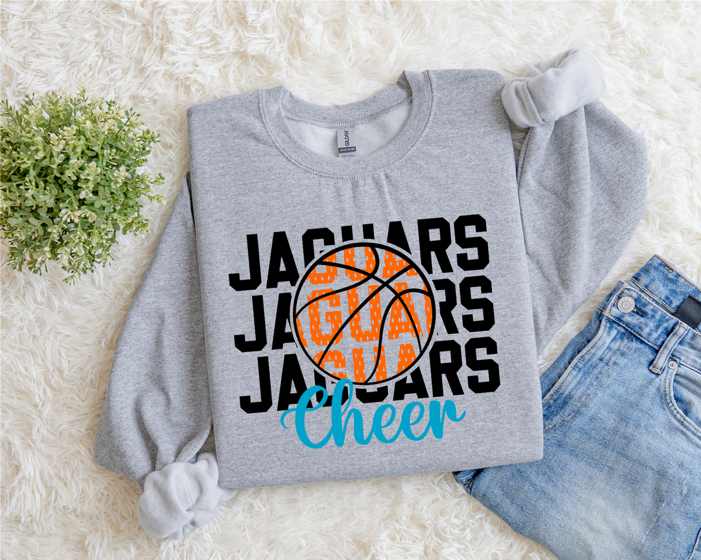 Jaguars Basketball Cheer Sweatshirt